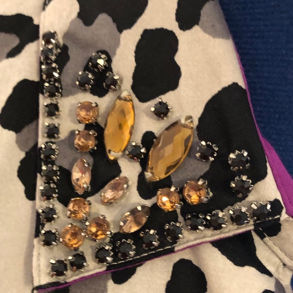 Lane Bryant cheetah print blouse, size 26 - Picture 5 of 8